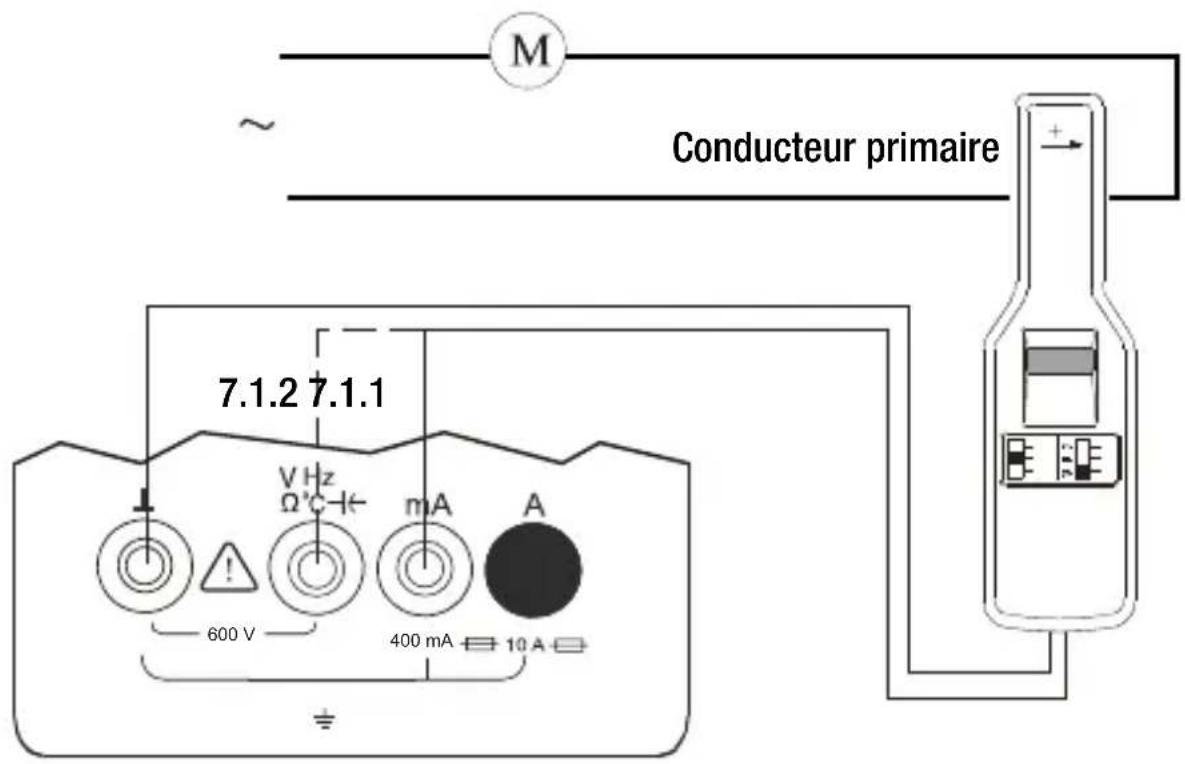 M Conducteur primaire 7.1.2 7.1.1 600 V V Hz Ω°C mA A 400 mA 10 A