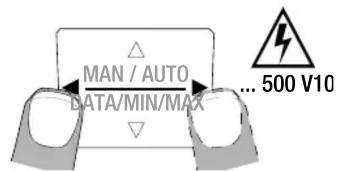 MAN / AUTO DATA/MIN/MAX ... 500 V10