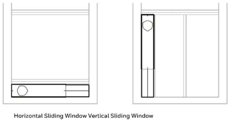 Horizontal Sliding Window Vertical Sliding Window
