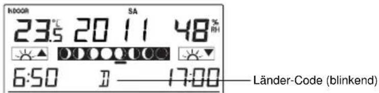 TFA Linea Plus 35.1144.01 - EINSTELLUNG DES ORTS FÜR DIE SONNENAUFGANGS- UND -UNTERGANGSZEIT - 1