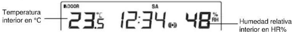 TFA Linea Plus 35.1144.01 - DATOS TEMPERATURA/HUMEDAD INTERIOR: - 1