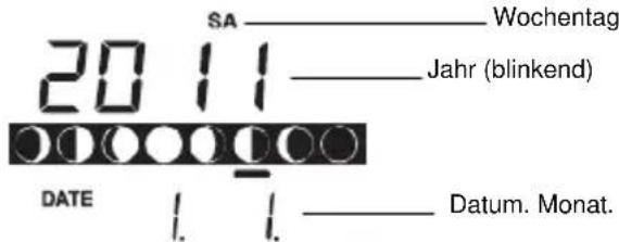 TFA Linea Plus 35.1144.01 - KALENDEREINSTELLUNG - 1