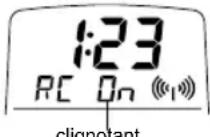 TFA Wave 30.3016.01 - Réception du SIGNAL horaire on/off (activé/désactivé): - 1