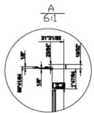SMEG CB2485U - Unit and Cavity Dimensions - 3