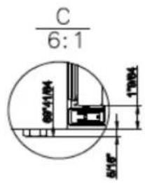 SMEG CB2485U - Unit and Cavity Dimensions - 4
