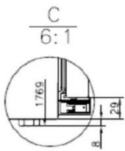 SMEG CB2485U - Cabinet Door Dimensions - 4