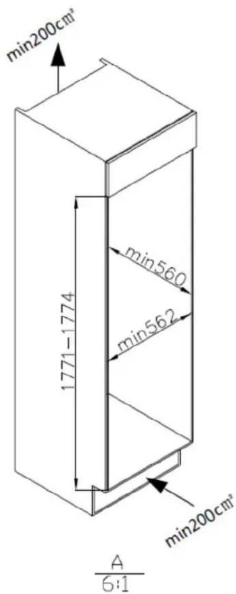 SMEG CB2485U - INSTRUCTIONS D'INSTALLATION - 1