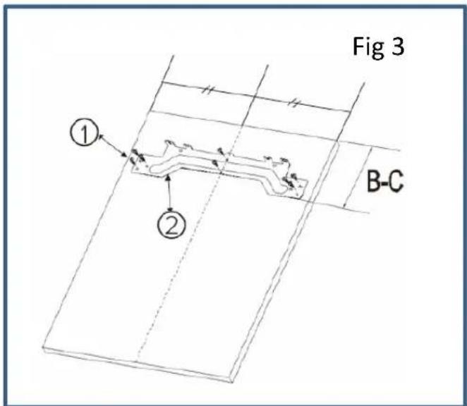 SMEG CB2485U - Fitting the cabinet door bracket - 5