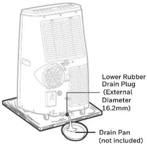 HONEYWELL HJ12CESAWK - Manual Draining in Cooling, Dehumidifying Modes - 1