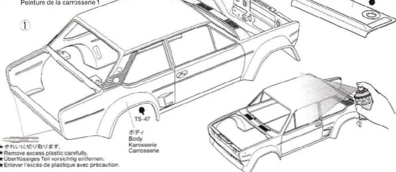 TAMIYA Fiat 131 Abarth Rally Olio Fiat - DSSB-1 - 14
