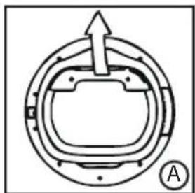 HOOVER HLE C8TGS - Per rimuovere la vaschetta alla porta * - 1