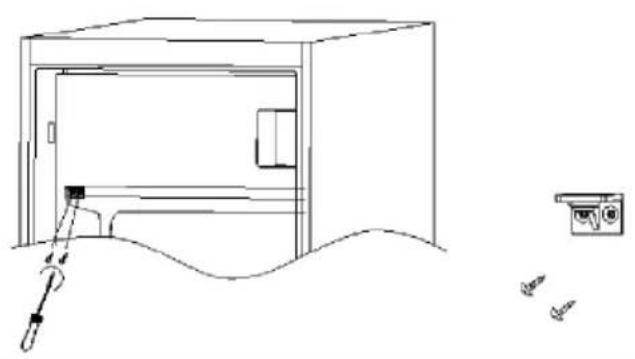 HOOVER HOOT1S45FWHK - Inversión de las puertas internas - 4