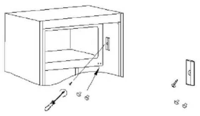HOOVER HOOT1S45FWHK - Inversión de las puertas internas - 3