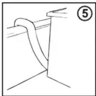 HOOVER HLE V8LGS - Installation of the exhaust hose - 5