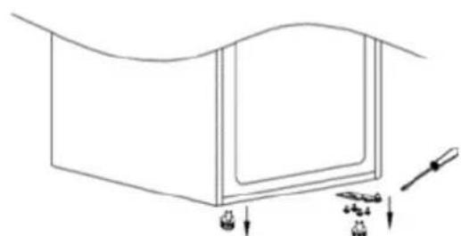 HOOVER HOCT3L517EB2 - As instruções de operação de substituição da lâmpada são as seguides: - 3