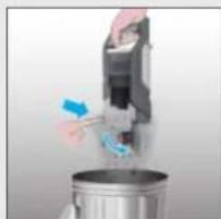 HOOVER HF920P 011 - EMPTYING THE DUST BIN - 6