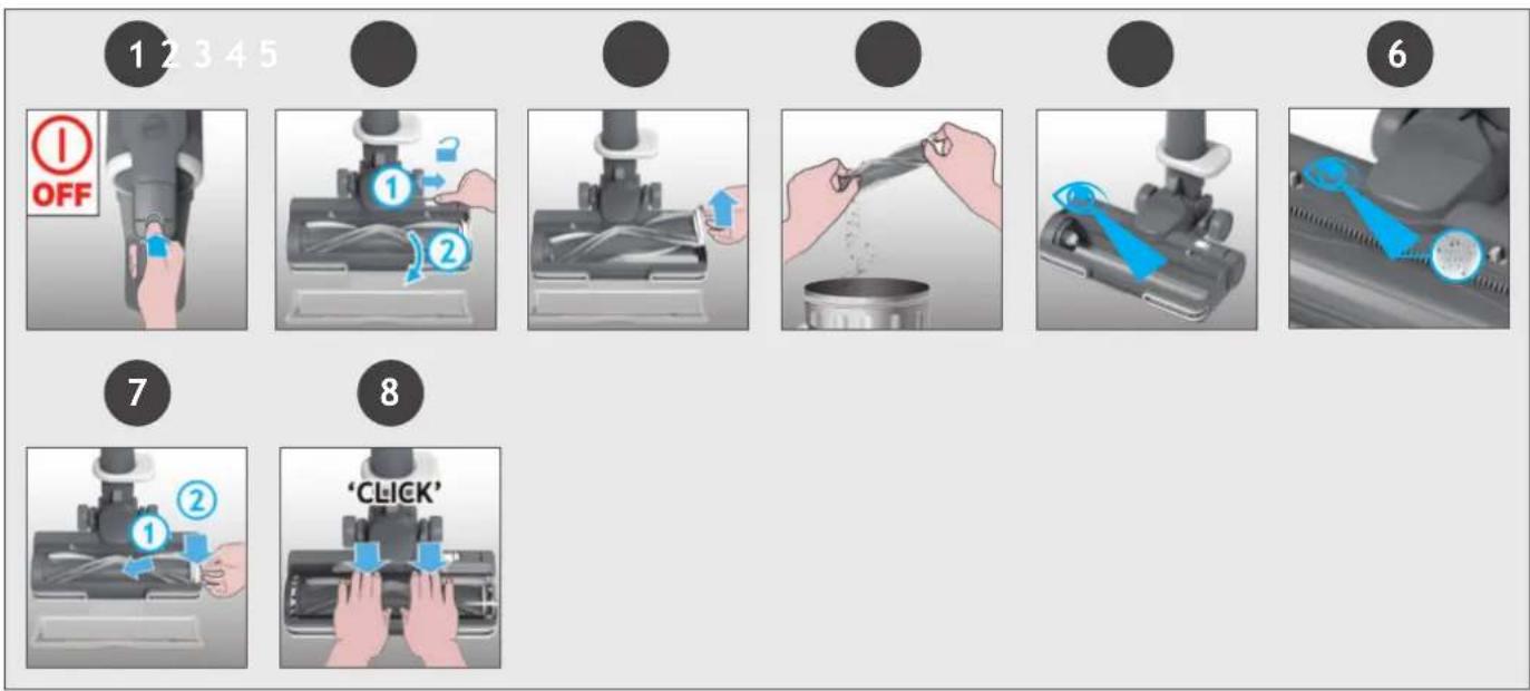 HOOVER HF910P 011 - NASTAVEK ZA TLA - 1