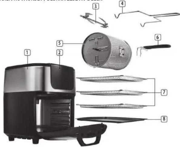 PRINCESS Aerofryer Oven 182075 - 2