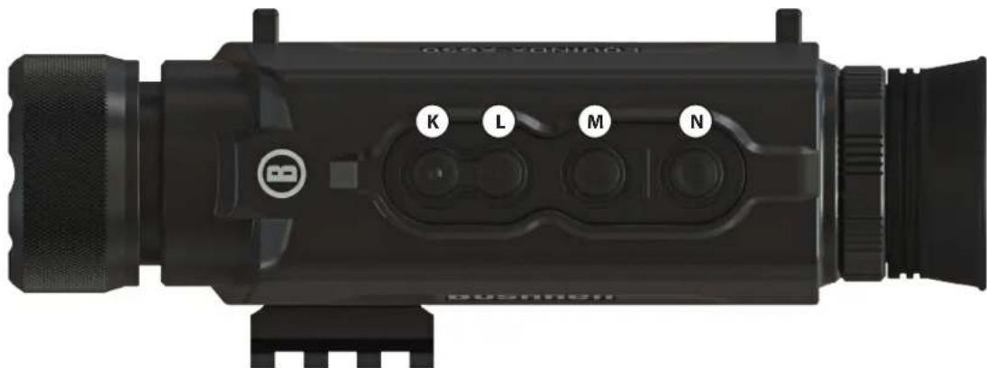 BUSHNELL Equinox X650 - Composants et commandes - 1