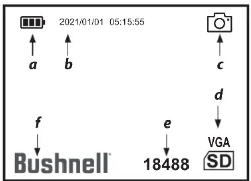 BUSHNELL Equinox X650 - BLICKFELDANZEIGE UNDSYMBOLE (_·HUD^ ) - 1