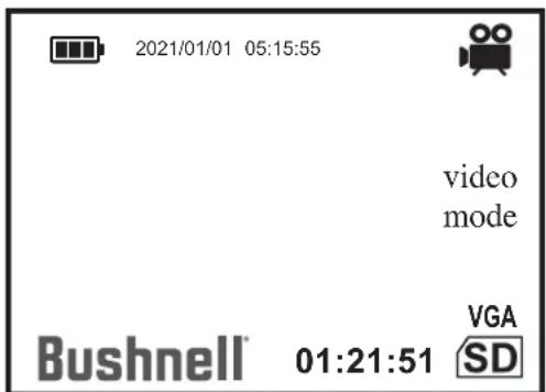 BUSHNELL Equinox X650 - ICONE E INDICATORI DEL DISPLAY ("HUD") - 4
