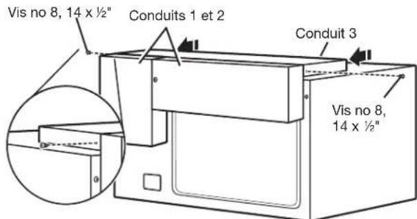 JENN-AIR MKC4157ES - Installer les conduits arrière et supérieur - 4