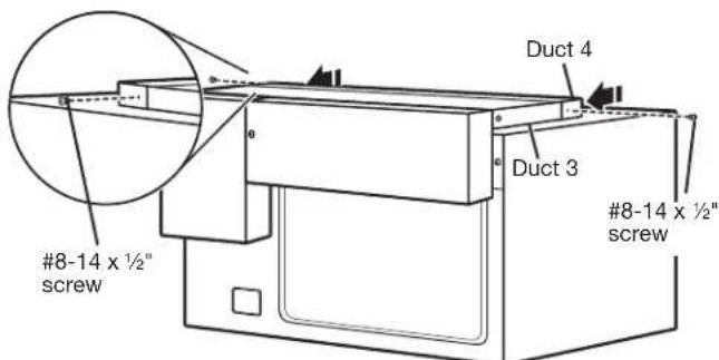 JENN-AIR MKC4157ES - Install Rear and Top Ducts - 5