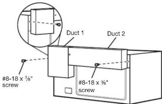 JENN-AIR MKC4157ES - Install Rear and Top Ducts - 3