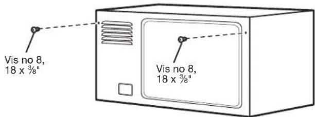 JENN-AIR MKC4157ES - Installer les conduits arrière et supérieur - 2