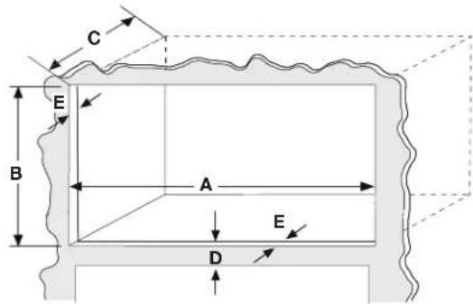 JENN-AIR MKC4157ES - Cabinet Requirements - 1