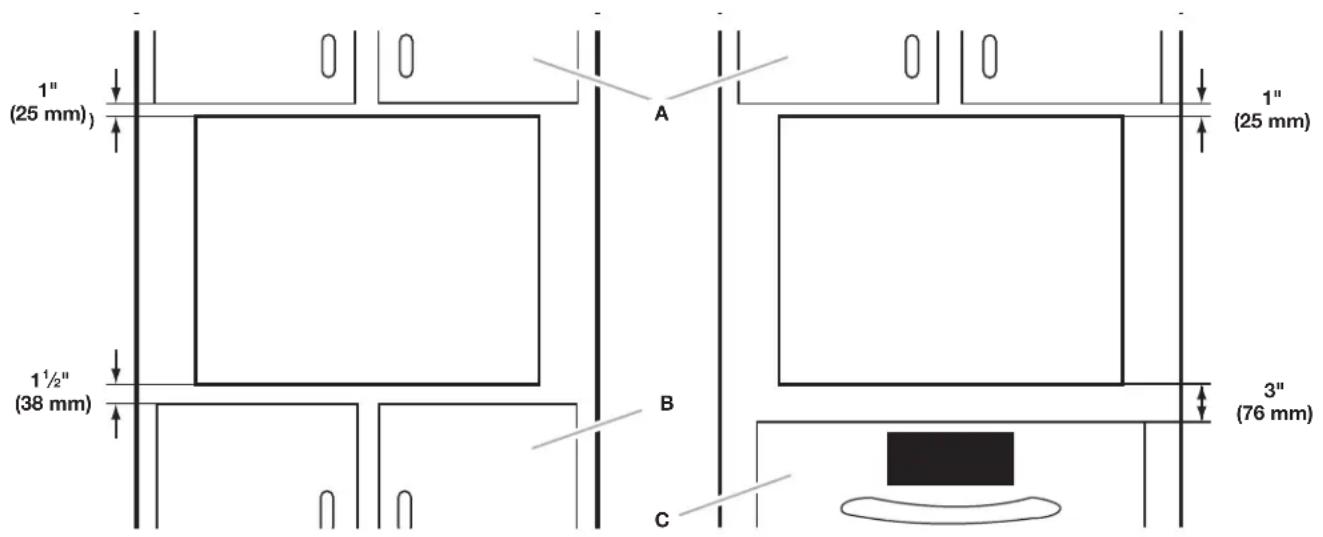 JENN-AIR MKC4157ES - Minimum Installation Clearances - 1