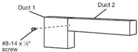 JENN-AIR MKC4157ES - Install Rear and Top Ducts - 1