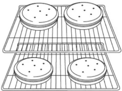 JENN-AIR JES8860CCS - Cuisson au four de gâteaux à étages sur deux grilles - 1