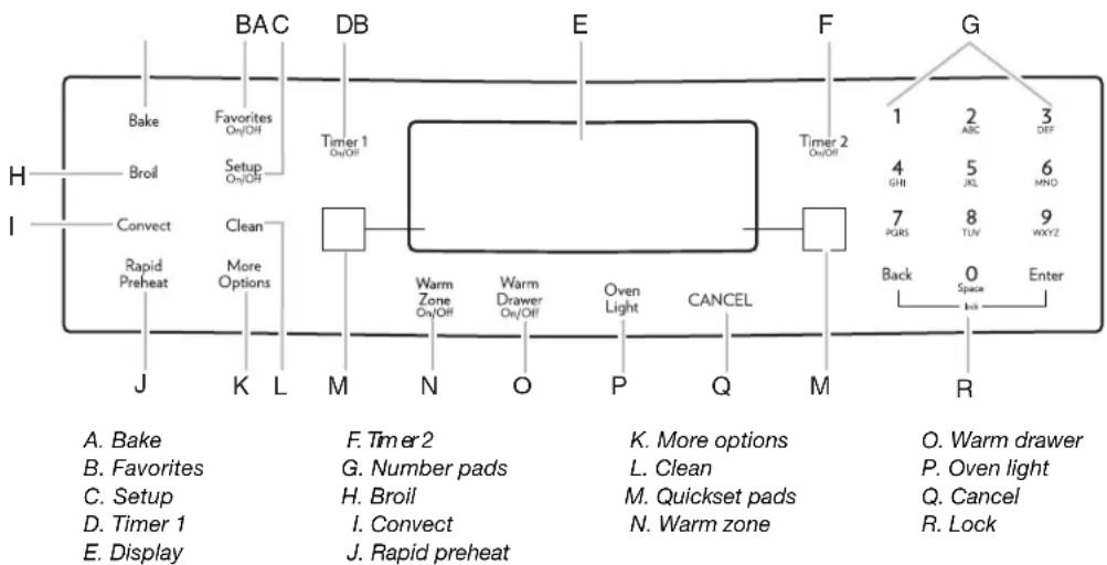 JENN-AIR JES8860CCS - ELECTRONIC OVEN CONTROLS - 1