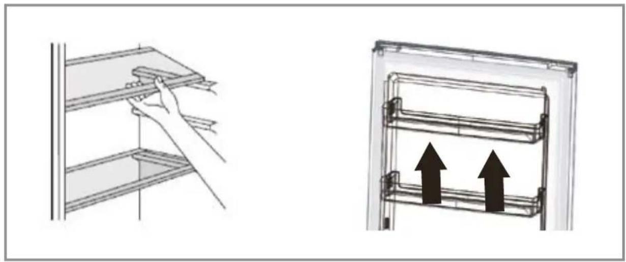 Veripart VPTMKV85B - - Einbau der Türfächer - 1