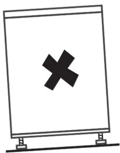 Veripart VPTMKV85B - Aufstellen des Geräts - 2
