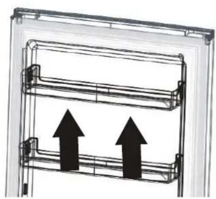 Veripart VPTMKK85B - - Installing the door compartments - 2