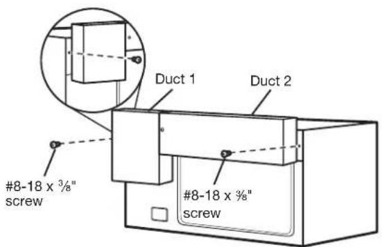 JENN-AIR MKC3150ES - Install Rear and Top Ducts - 3