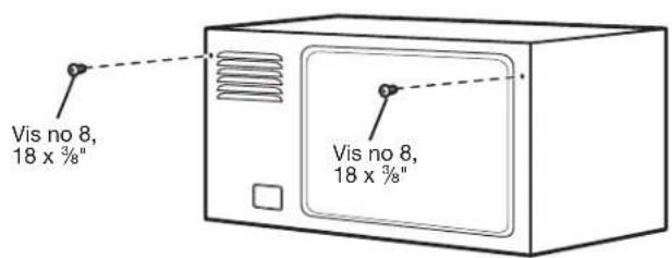JENN-AIR MKC3150ES - Installer les conduits arrière et supérieur - 2