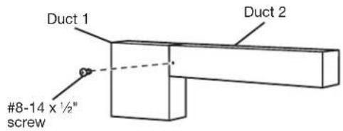 JENN-AIR MKC3150ES - Install Rear and Top Ducts - 1