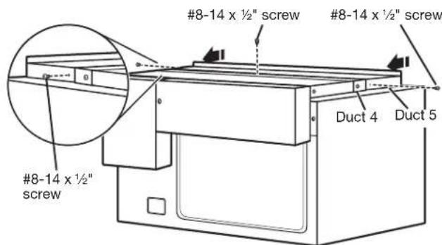 JENN-AIR MKC3150ES - Install Rear and Top Ducts - 7