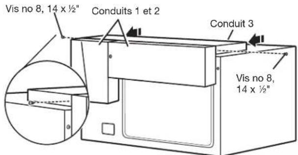 JENN-AIR MKC3150ES - Installer les conduits arrière et supérieur - 4