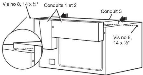 JENN-AIR MKC4150ES - Installer les conduits arrière et supérieur - 4