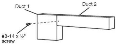 JENN-AIR MKC4150ES - Install Rear and Top Ducts - 1