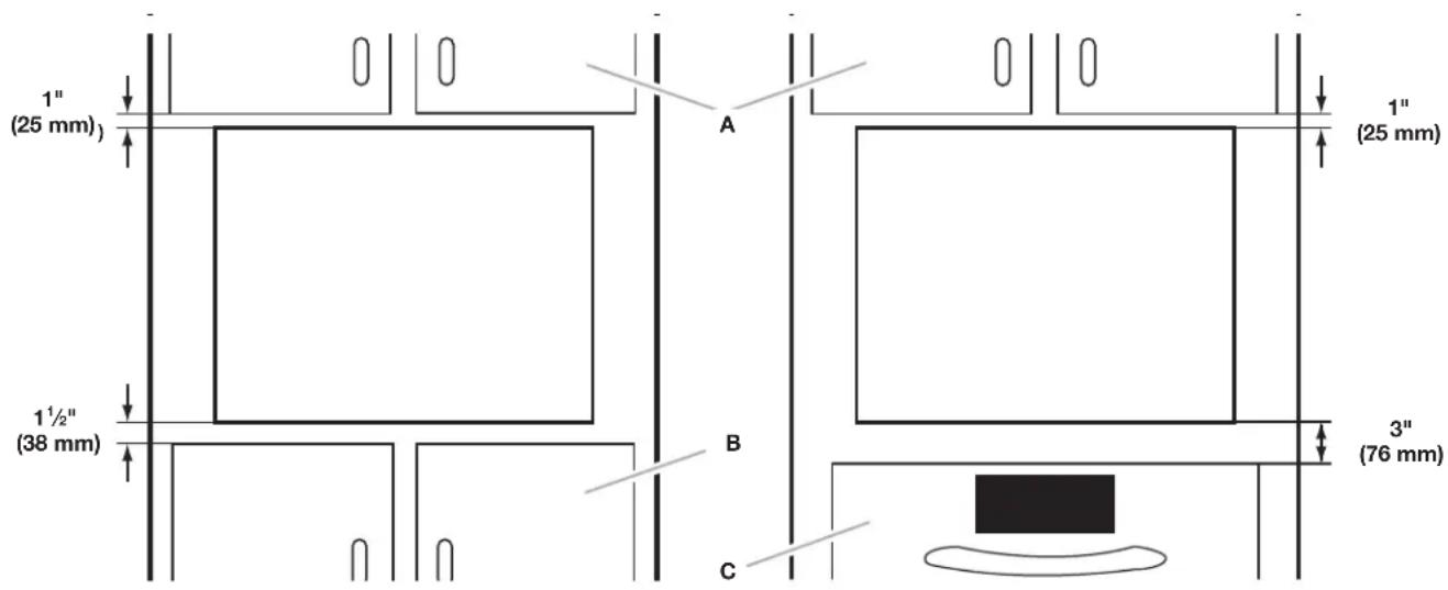 JENN-AIR MKC4150ES - Minimum Installation Clearances - 1