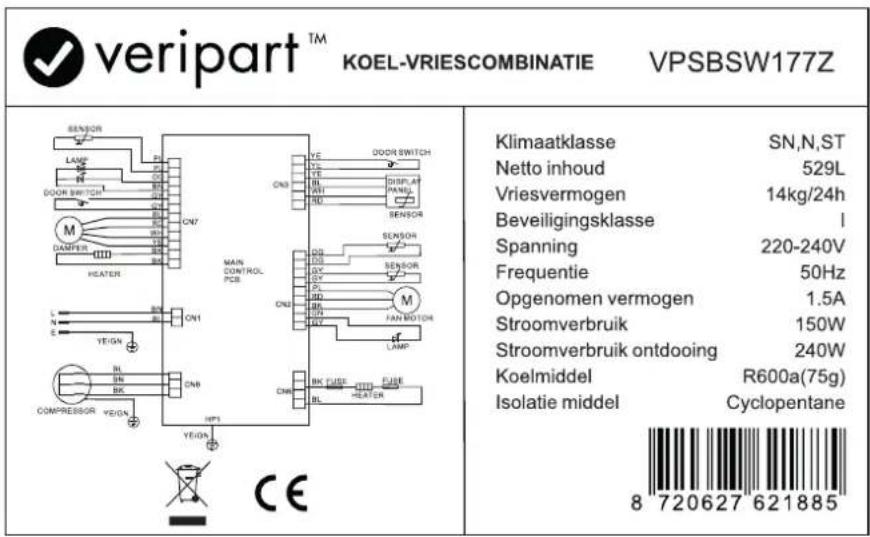 Veripart VPSBSW177Z - VPSBSW177Z Silver-Silver-Argent-Silber - 1