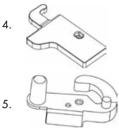 Veripart VPKVC180W - Pièces incluses (dans le sachet) : - 2