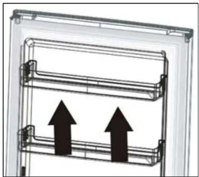Veripart VPKVC180W - Adjustable shelves / door compartments - 2