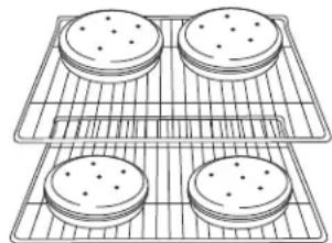 JENN-AIR JES9800CAS - Cuisson au four des gâteaux à étages, sur deux grilles - 1