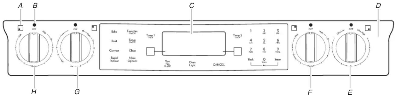 JENN-AIR JES9800CAS - Utilisation de la TABLE de cuisson - 1